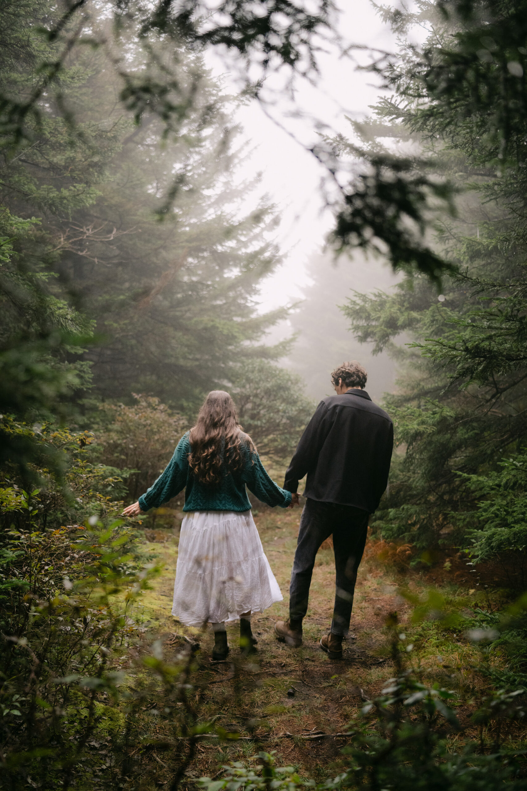 Asheville engagement session.