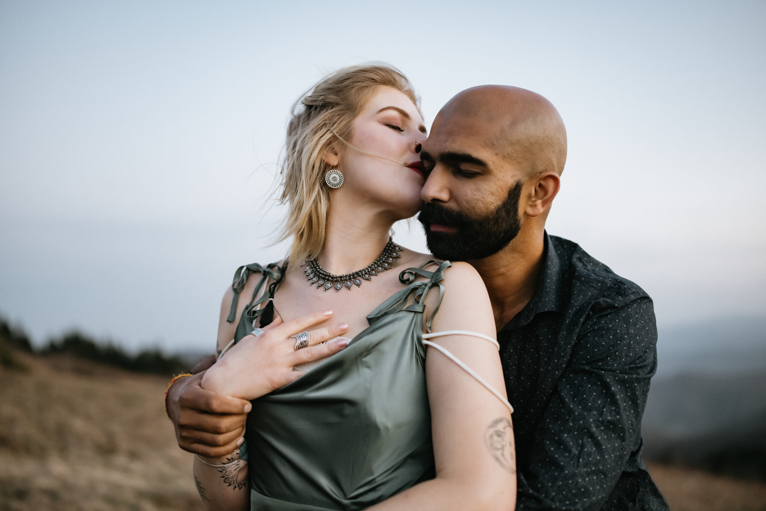 engagement session in Asheville NC